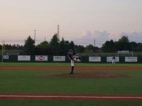 Starter Mike Penn retired 15 consecutive batters Tuesday night in the Sliders' 5-3 loss. 
