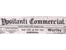 The 1886 nameplate of the Commercial.