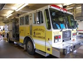 The Ypsilanti Fire Department was awarded a $100,000 Assistance to Firefighters Grant, provided by the U.S. Department of Homeland Security, for a sprinkler system as well as an exhaust removal system for the station’s garage.   