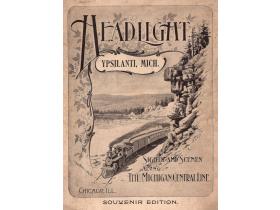 This program, put out by the Michigan Central Rail Road in 1895, served as a souvenir guide to Ypsilanti's history and culture.