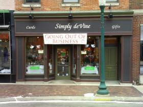 The unique gift items sold inside Simply deVine have always been popular with customers, but they did not generate enough revenue for co-owner Sheila Miller to continue operating the business. She will have to close her doors for good Feb. 28.
