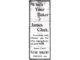 This 1910 Star Bakery ad has 