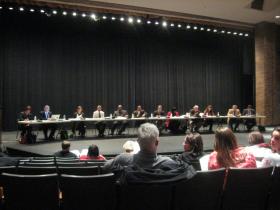 The Ypsilanti Public Schools' Board of Education voted 5-2 to close Chapelle and East Middle schools at the end of the academic year during their its meeting Monday night at the Ypsilanti High School auditorium.