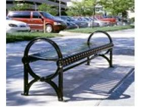 Four benches, similar to the one shown above, will be placed in various locations on Cross Street as part of the  