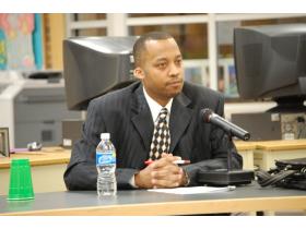 Dedrick D. Martin, executive director of equity and achievement for the Champaign, Ill. Unit Four Schools, wrapped up superintendent interviews Thursday evening. 